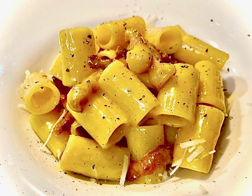Mezze maniche alla carbonara
