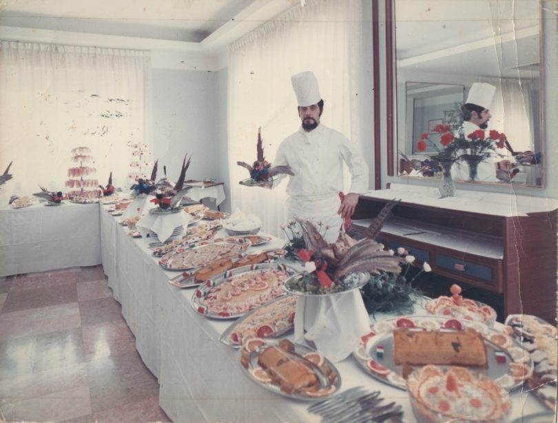 Colazione di lavoro per il presidente del Consiglio Emilio Colombo, Potenza 1971