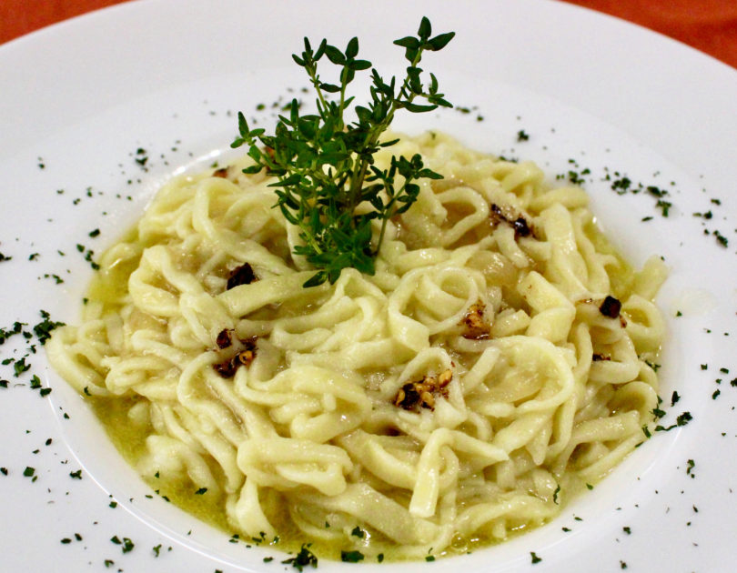 Sagnatiell’ e cipolla fritta