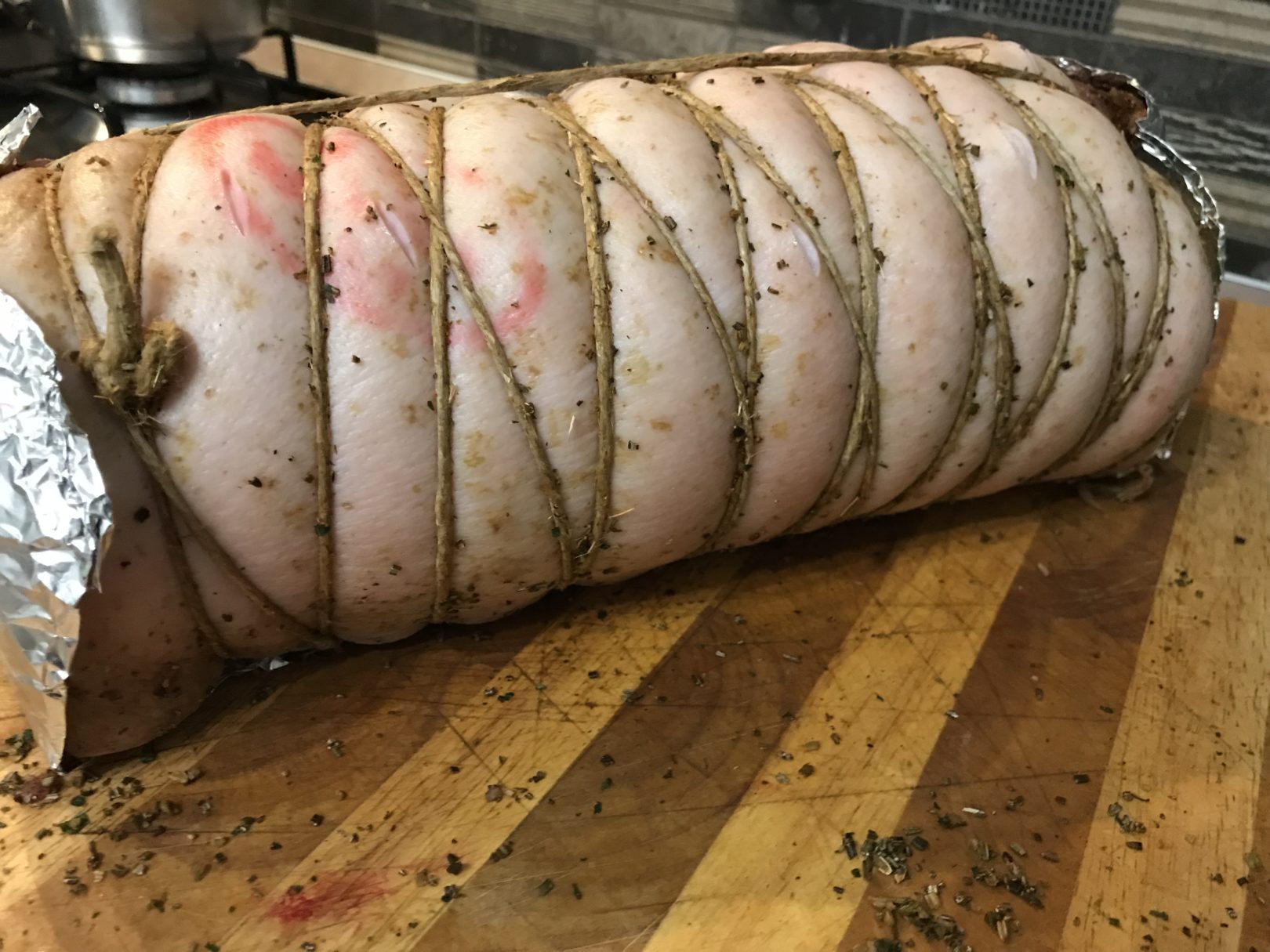 Rotolo di porchetta fatta in casa