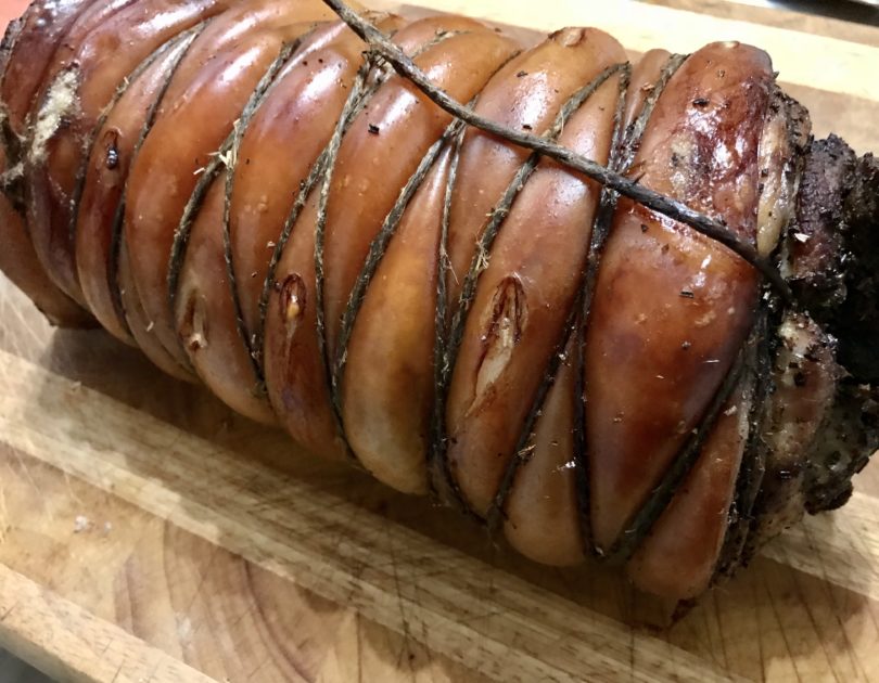 Rotolo di porchetta fatta in casa