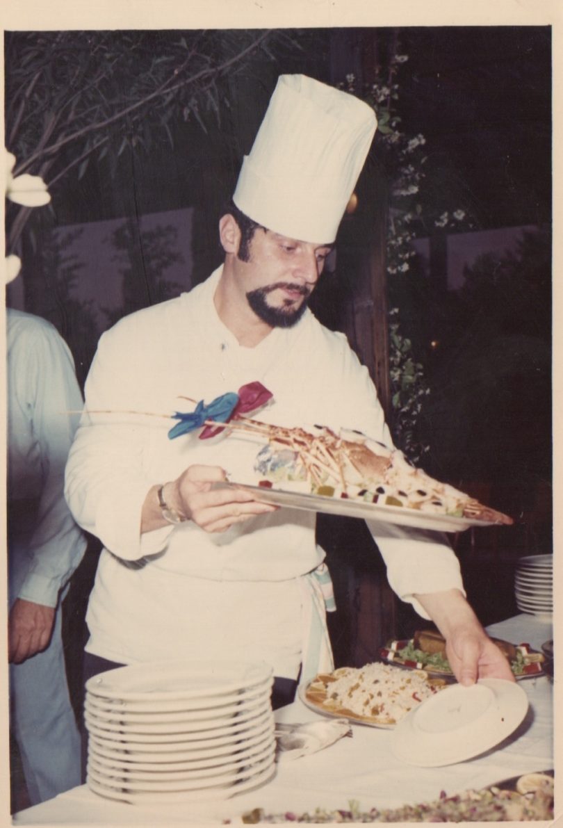 1970-1971 a capo delle cucine dell’hotel timi ama di villasimius