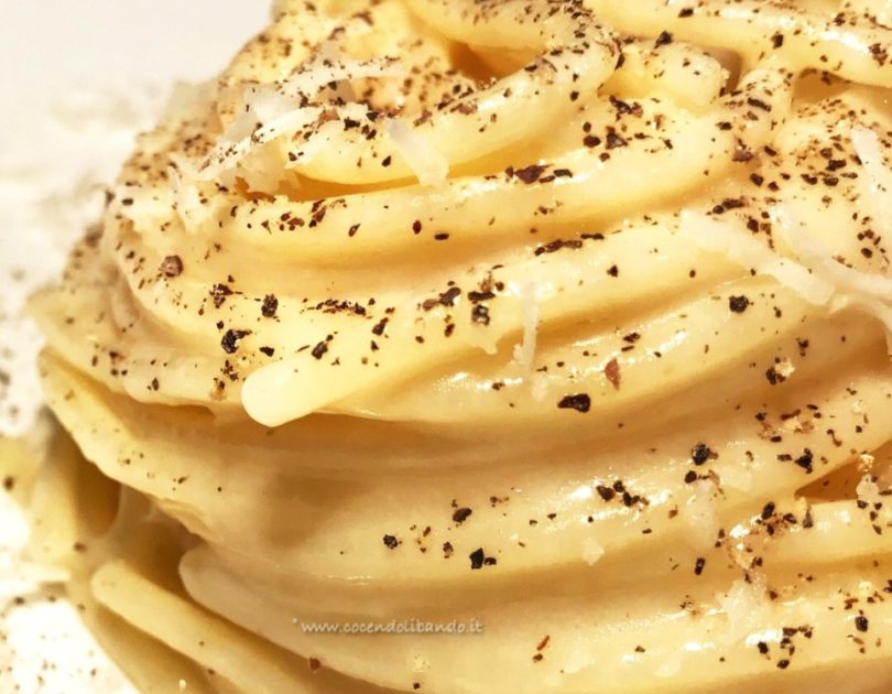 Spaghetti cacio e pepe
