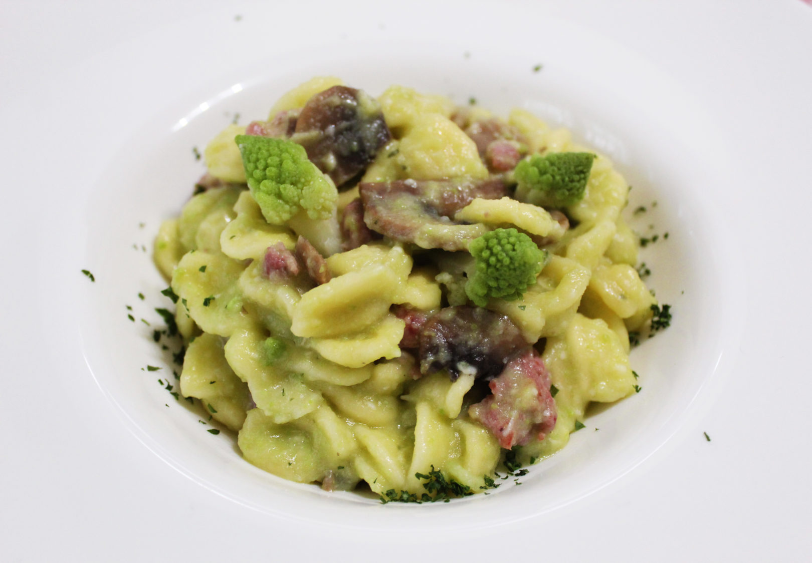 Orecchiette alla norcina imbrogliate con i broccoli