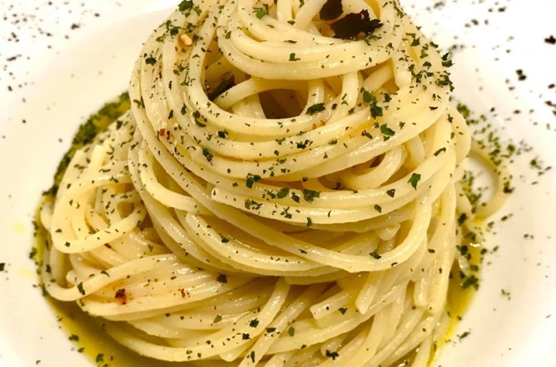 Spaghetti aglio, olio e peperoncino