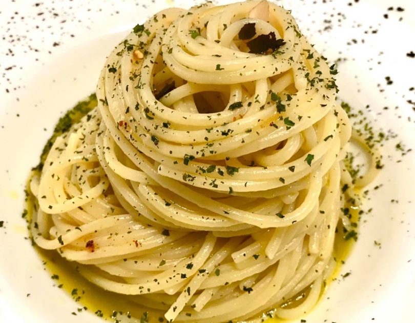 Spaghetti aglio, olio e peperoncino