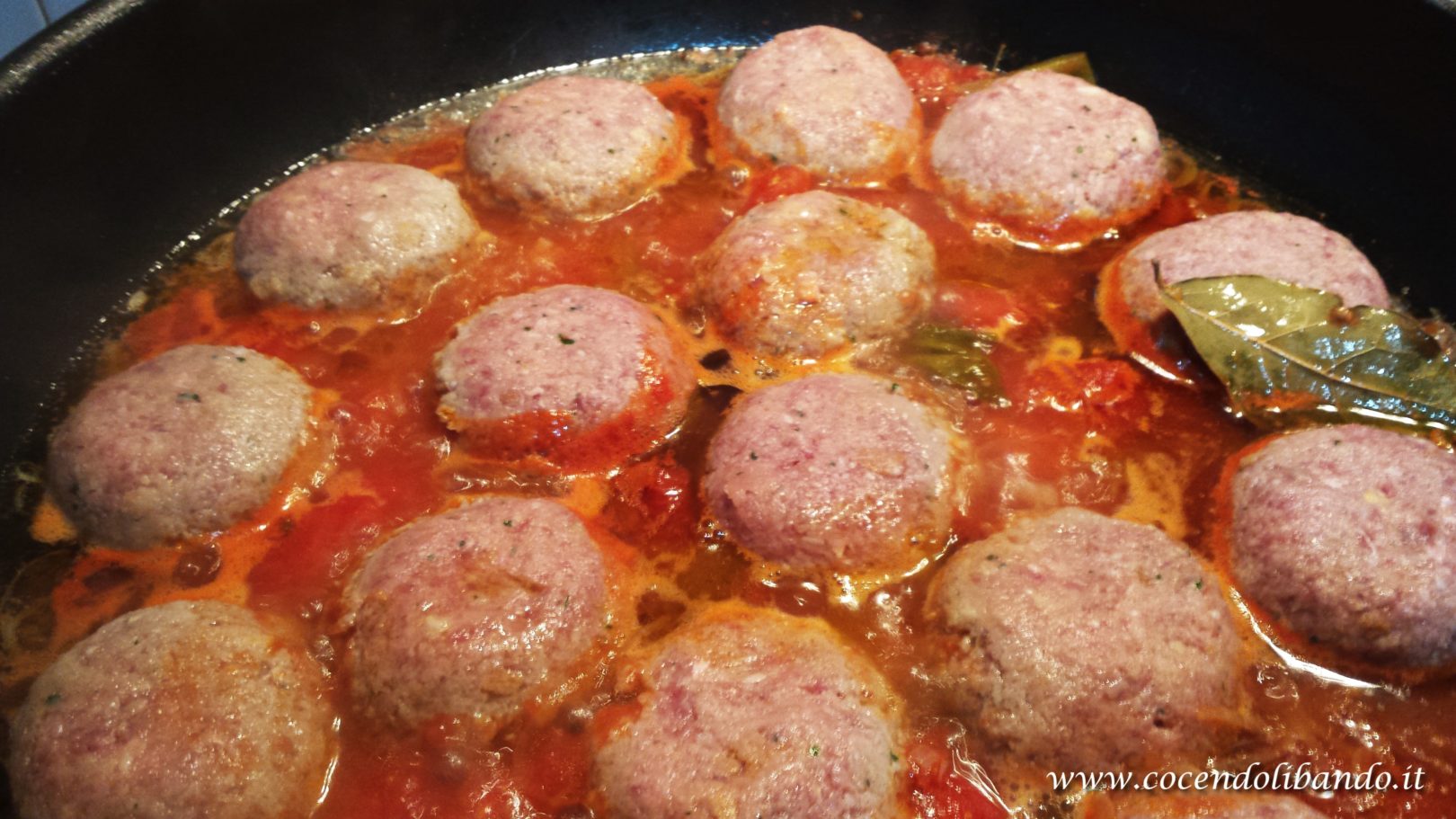 polpette di carne in umido cocendolibando