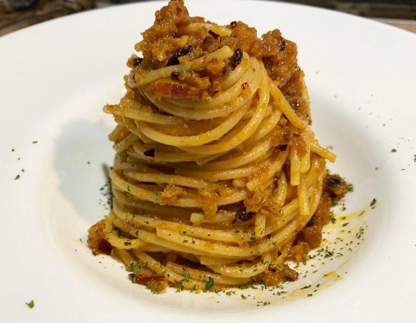 Spaghetti al peperone dolce di Altino (imbrogliati)