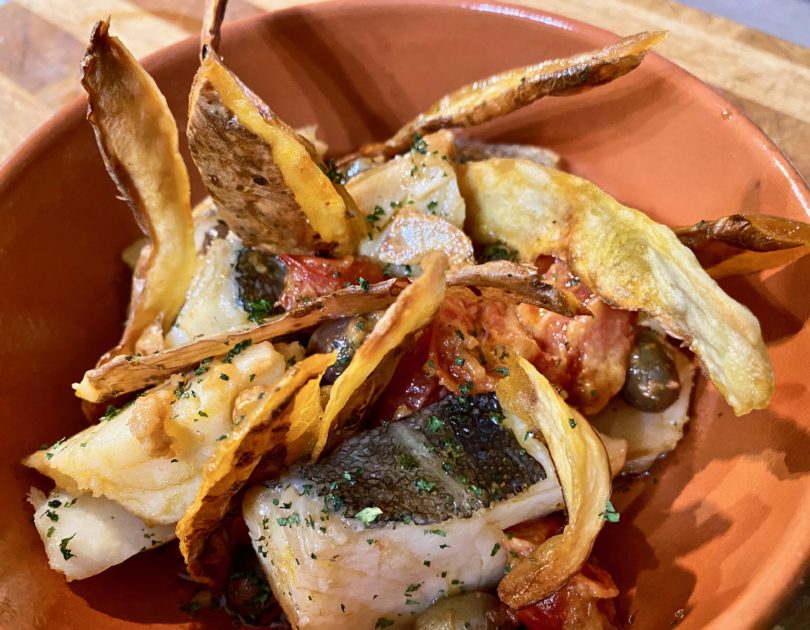 Baccalà e bucce di patate