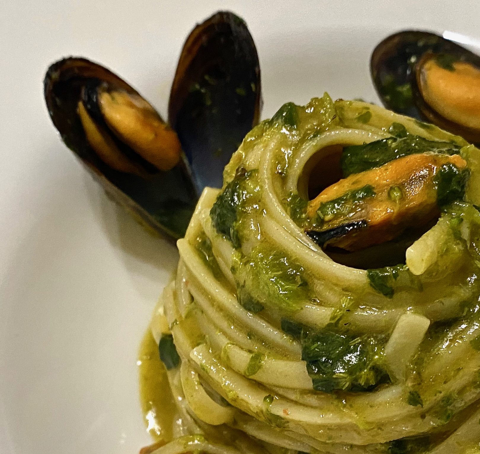 Linguine cozze e cime di rapa cocendolibando