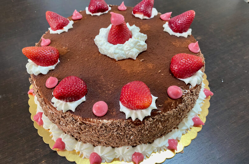 torta fragole e cioccolato cocendolibando