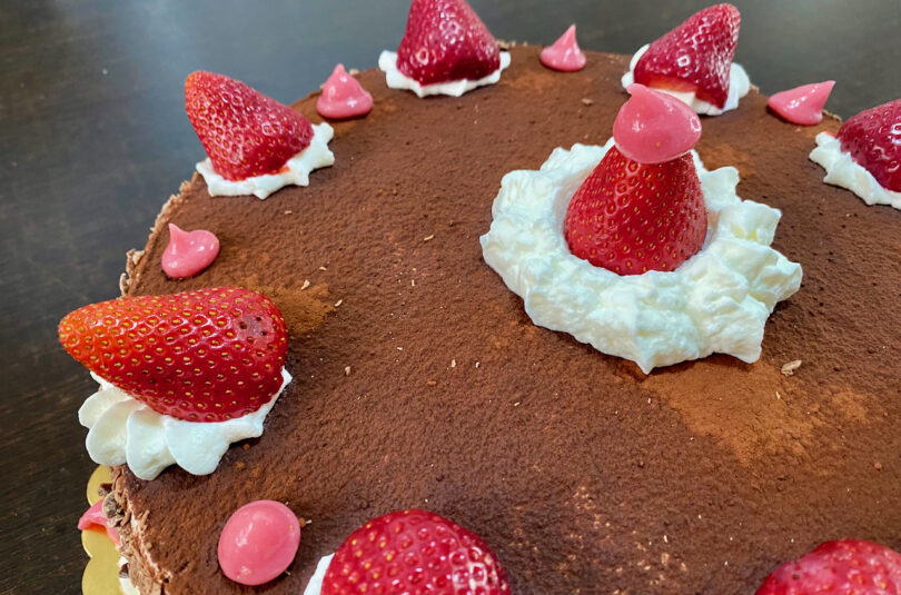 torta fragole e cioccolato cocendolibando