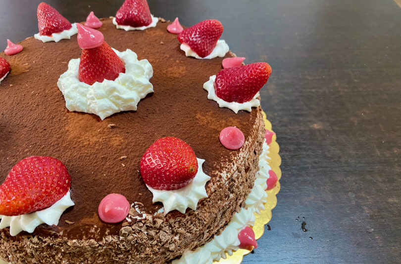 torta fragole e cioccolato cocendolibando