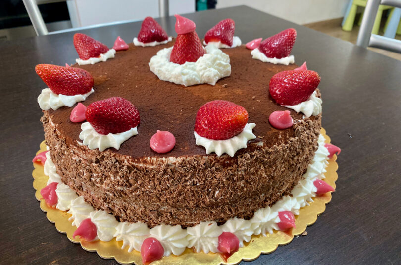 torta fragole e cioccolato cocendolibando